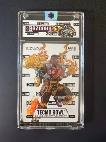 K-Mack Kevin Mack Tecmo Bowl Bo Jackson Battle Arena Sore Thumb 140 Fire ST328