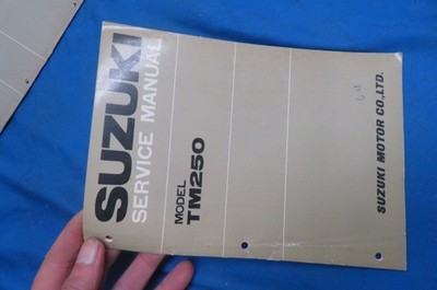 Original Suzuki TM250 Service Manual, Printed Sep 1975, 28 Pages, Factory