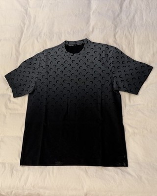 【最終値下げ】Marine Serre tシャツ Marine Serre All Over Moon Jersey Loose Fit T-shirt in Faded Dark