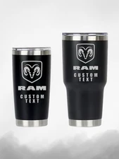RAM | 20/30OZ | ENGRAVED TUMBLERS | CUSTOM | FREE PERSONALIZATION