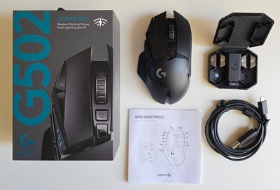 Logitech G502 LightSpeed Wireless Gaming Mouse (910005565) - Black