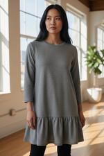 NWT Sz M NEW LOFT Ann Taylor Longsleeve Drop Waist Sweater Dress