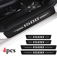 4pcs For Silverado 1500 Accessories Cab Door Sill Plate Step Threshold Stickers