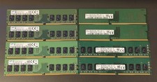 Lot of 8 - Mixed 32GB 8x4GB PC4-2400T x2 2133P x6 Desktop DDR4 RAM