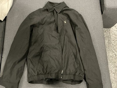 Vintage Polo Ralph Lauren Bi Swing Bomber Jacket Mens Black Size M