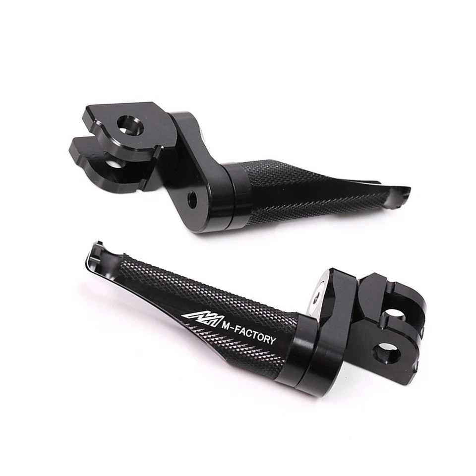 Extensión de estriberas negras Shinobi de 25 mm para Honda CBR250R / ABS 11-17 16 15 Foto 2 de 4