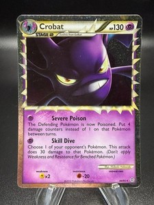 Crobat Prime 84/95 Unleashed Holo Ultra Rare