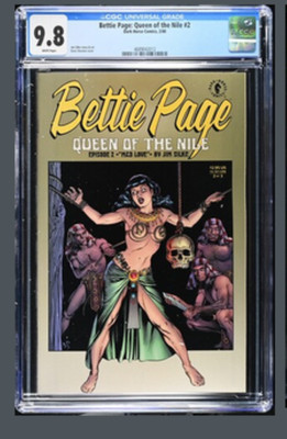Bettie Page Queen of the Nile  # 2 CGC 9.8 White (DHC, 2000) Dave Stevens cover