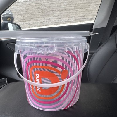 48 Oz Dunkin New Limited Edition Dunkin Iced Beverage Bucket 48oz