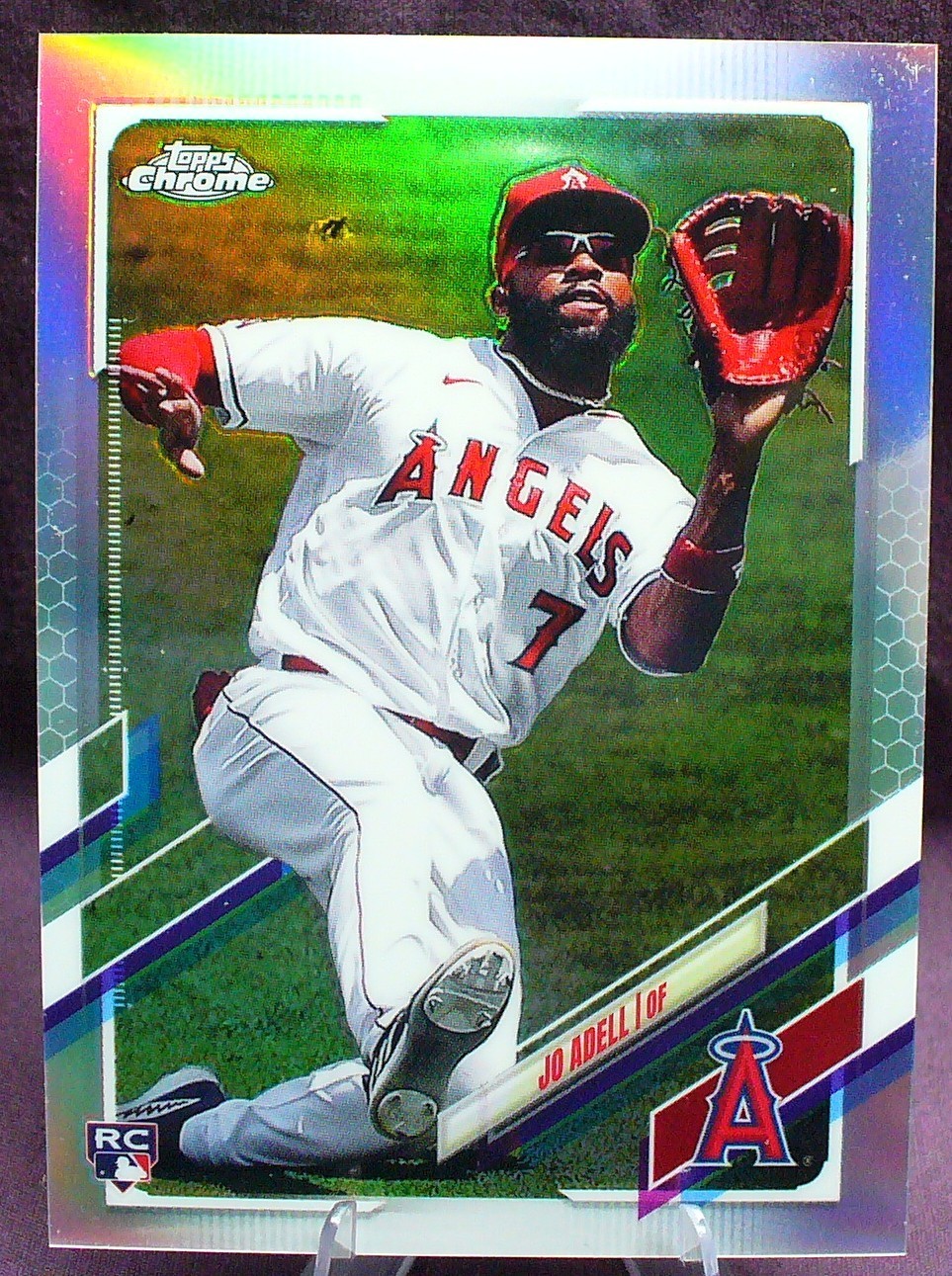 JO ADELL 2021 Topps Chrome #43 (RC)(VAR) SP Image Variation