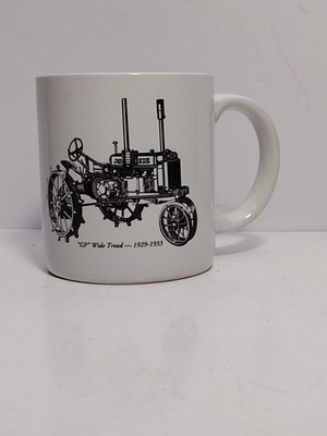 Antique Tractor John Deere Go With The Green Service Coffee Mug Cup. Pre-owned