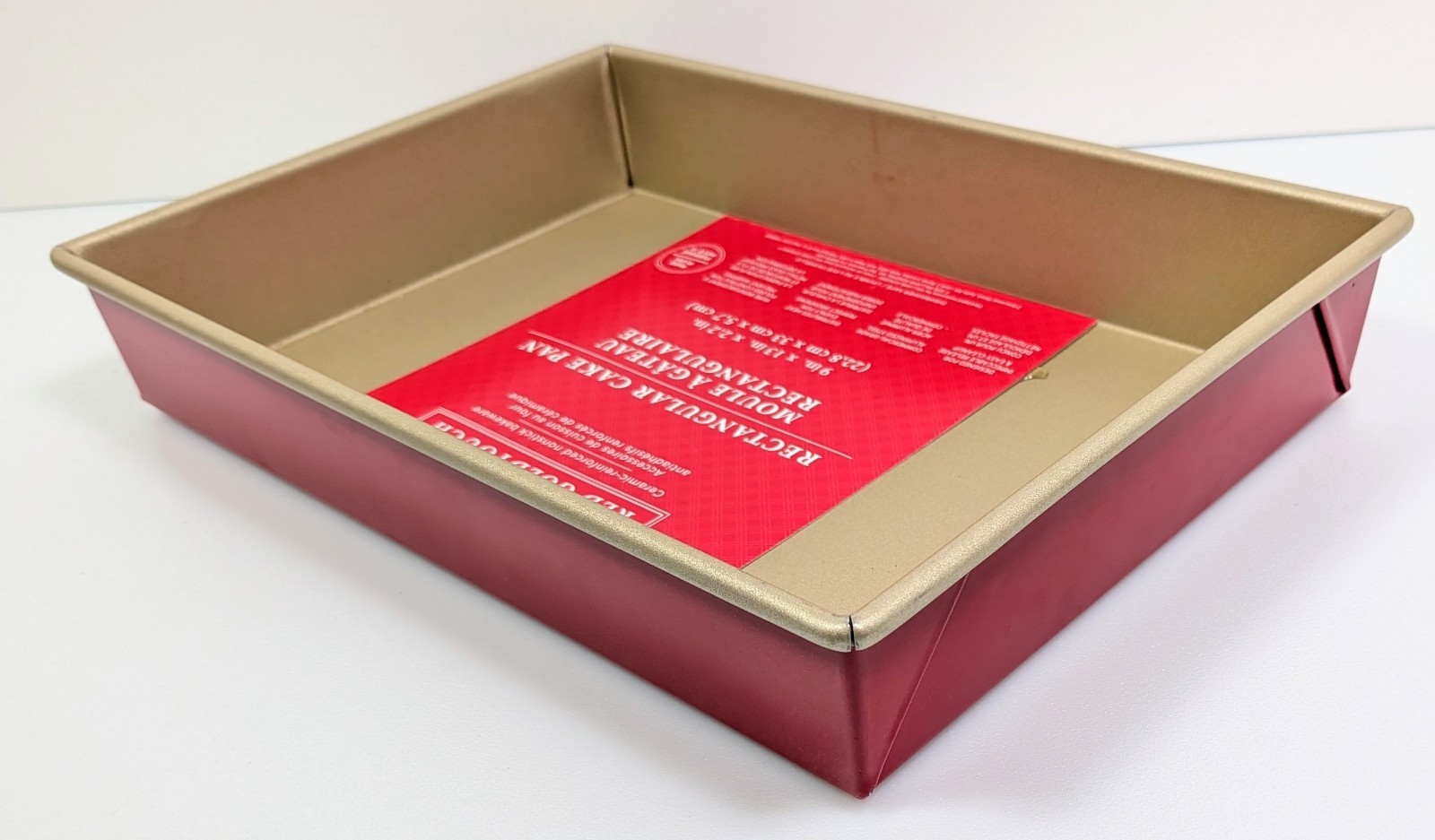 Williams-Sonoma Red Goldtouch 9x13 Nonstick Commercial Grade Cake Pan ...