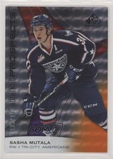 2019-20 Upper Deck SP Game Used CHL Edition Orange 106/199 Sasha Mutala #37 y1g