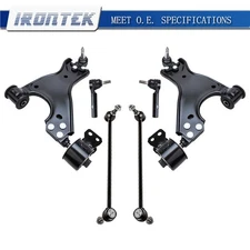 Irontek 6Pc Front Lower Control Arms for GMC Acadia Chevy Traverse Buick Enclave