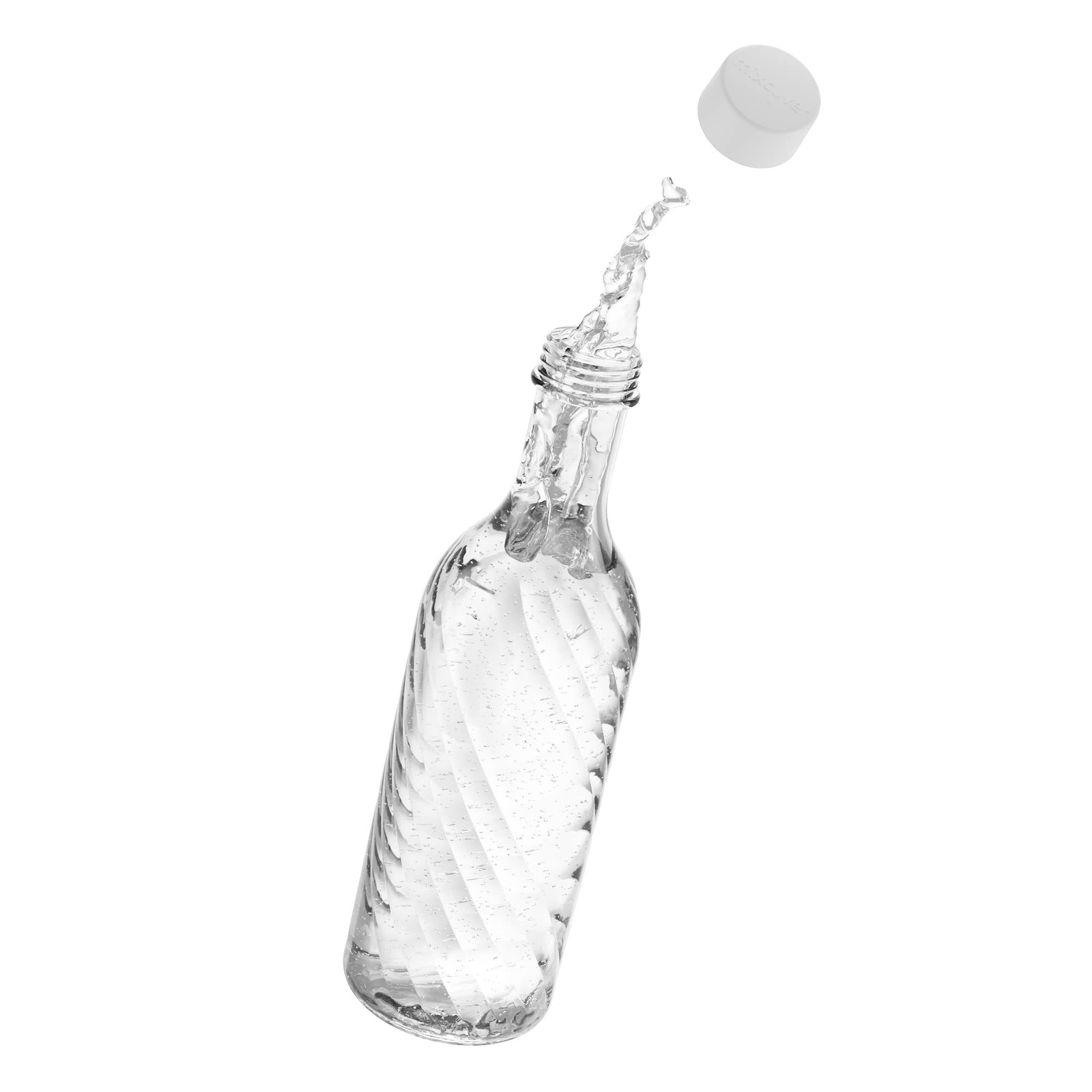 Mixcover Bottiglia di vetro compatibile con SodaStream Crystal 2.0 – (o0p)
