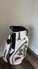 Malbon Golf 5 Way Caddy Bag White 