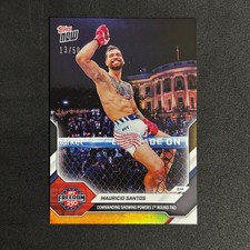 2026 Topps Now Ufc 21 Mauricio Santos Ruffy Ufc Freedom 250 Gold 50 Tko