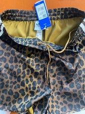 Adidas Women's Leopard Print Shorts Casual Summer