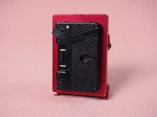 Zacuto Gold Mount Battery Plate Z-RP3 Red Plate and Z-DM3 15mm Rod Mount