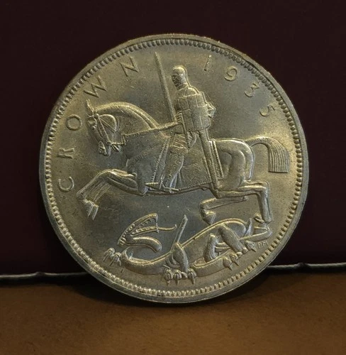 1935 George V Crown — photo from the most recent tracked eBay sale