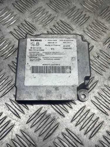 PEUGEOT 307 3A/C Airbag-Steuergerät 5WK42908 38040817 9652712180 2.00 27912164