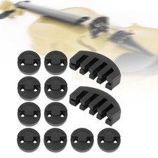 Gummi-&Uuml;bungsd&auml;mpfer-Set f&uuml;r Violine, Zubeh&ouml;r f&uuml;r Saitend&auml;mpfer, 10er-Pack,