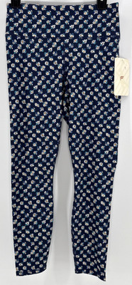 Fabletics Leggings Women M High Waist 7/8 Daisy Floral Print Stretch NWT