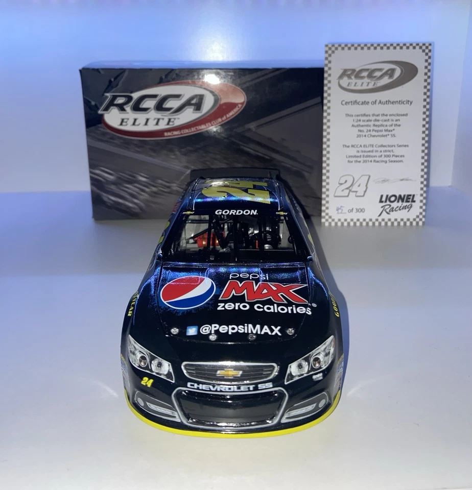 Jeff Gordon Pepsi Max 2014 1/24 Elite 1/24 NASCAR Diecast 45/300 Foto 2 de 4