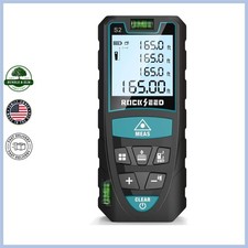 Compact Digital Laser Measure with Backlight and Multiple Measurement Features