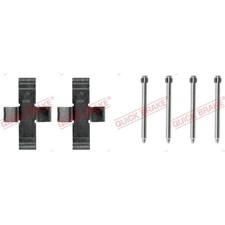 ORIGINAL® Quick Brake Zubehörsatz, Scheibenbremsbelag Vorne für Opel MANTA B