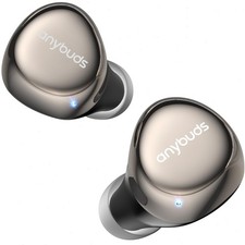 Bluetooth 5.3 Wireless Earbuds In-Ear Stereo Headphones 30H Playback, Gold