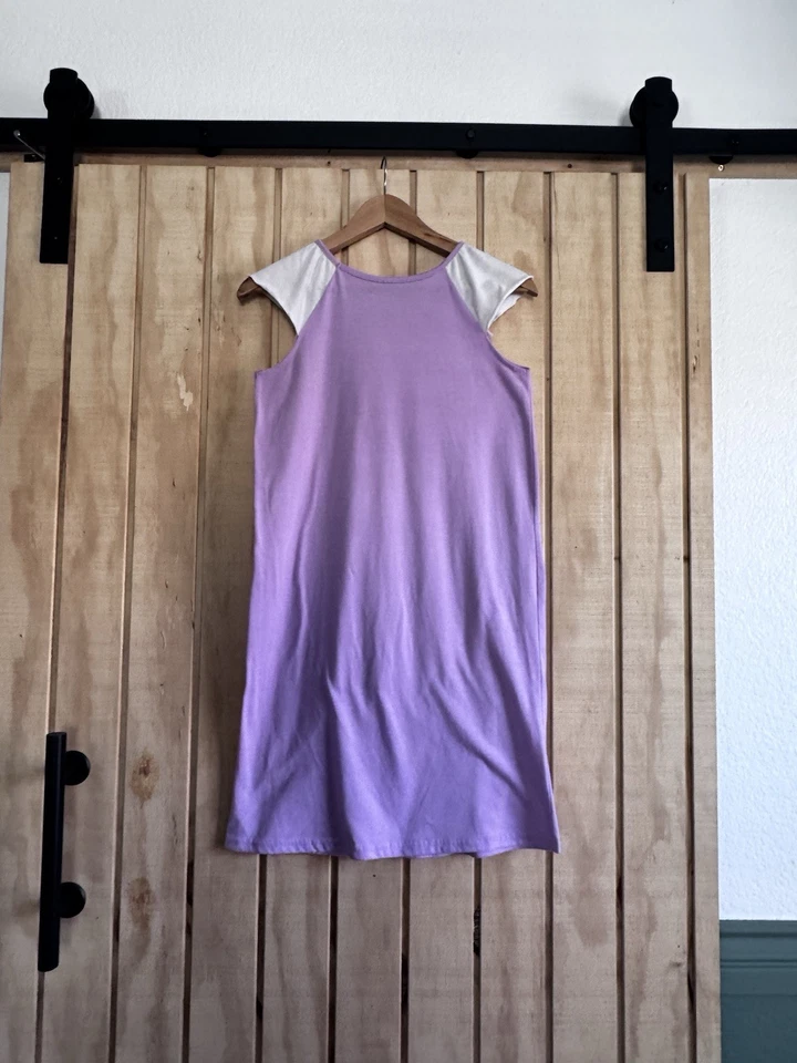 Brand new girl's size 12-14 Carter's nightgowns pajamas 2 pk. unicorn pastels - Image 2 of 4