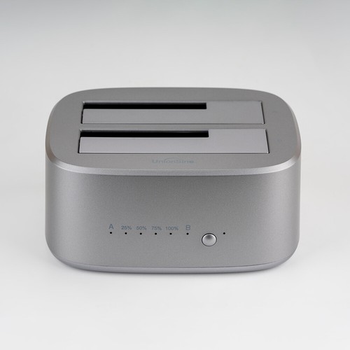 Station d'accueil disque dur externe double baie SATA USB3.0 2,5 POUCES station d'accueil lecteur de carte disque dur - Photo 11/12