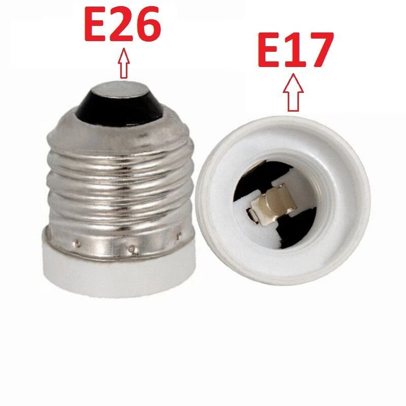 E26 to E17 Adapter Medium Base to Intermediate Socket Adapter Converter Reducer - Image 3 of 4