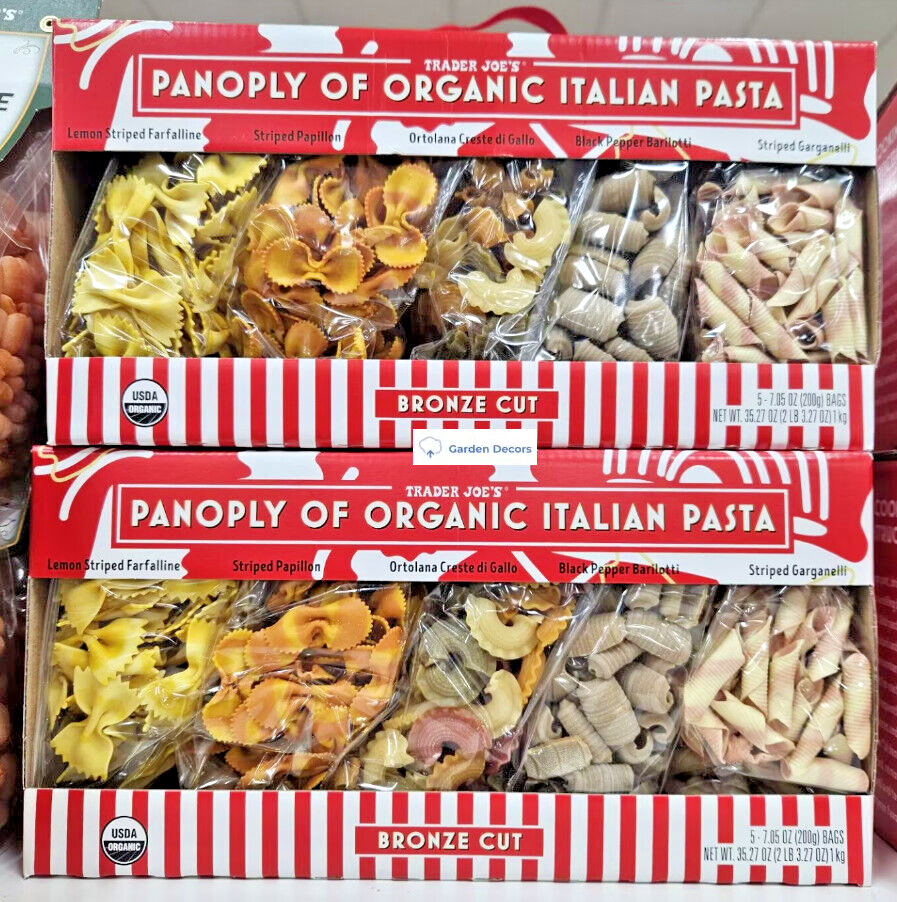 Trader Joe Organic Panoply of Organic Italian Pasta Box 35.27oz