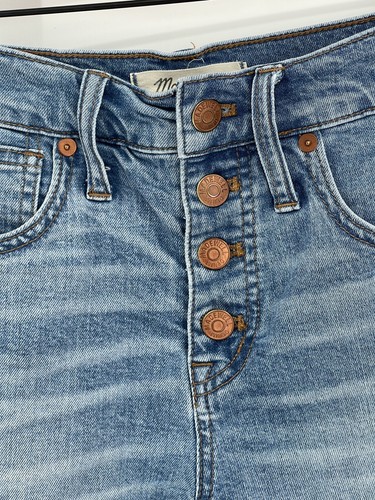 Madewell Denim Cut Off Shorts Women's Size 24 Blue Jeans - Picture 7 of 12