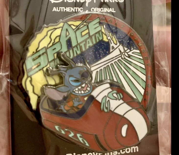 Space Mountain Stitch Disney Trading Pin New | eBay