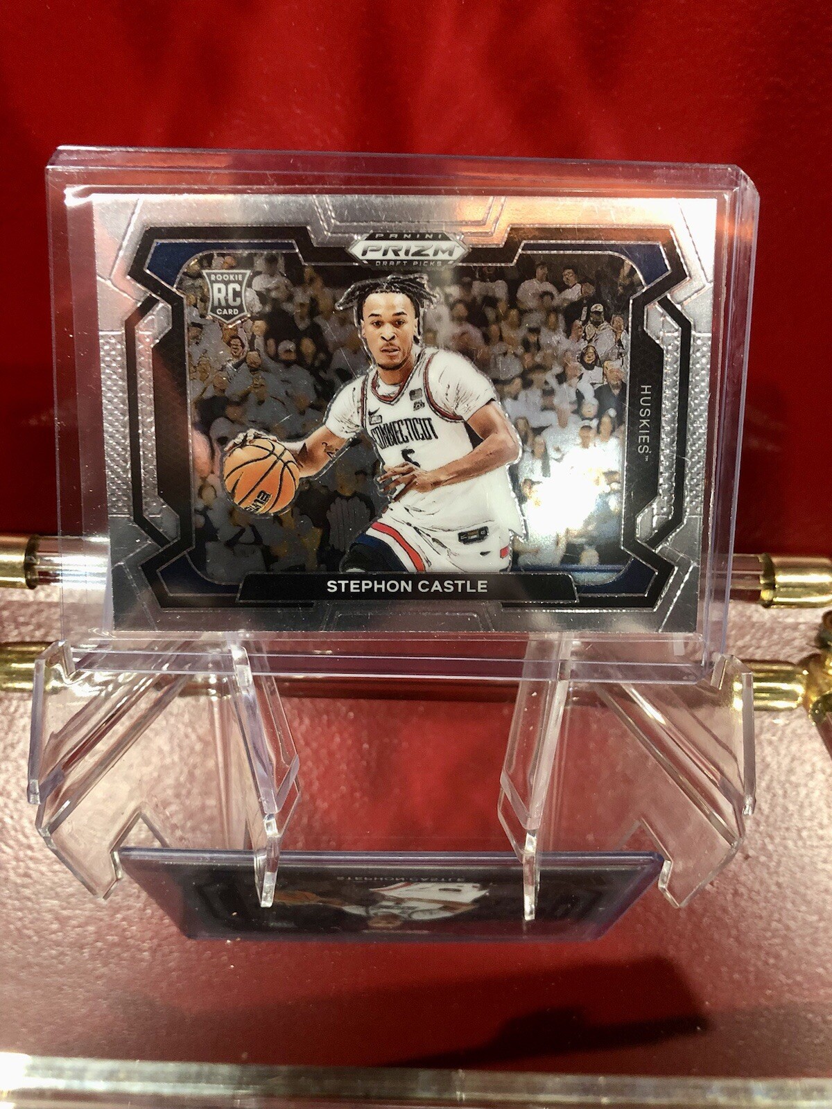 2024 Prizm Draft Picks #17 Stephon Castle Silver Variation RC Rookie SA Spurs