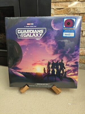 GUARDIANS OF THE GALAXY VOL 3 SOUNDTRACK LP PURPLE & BLUE VINYL WITH POSTER