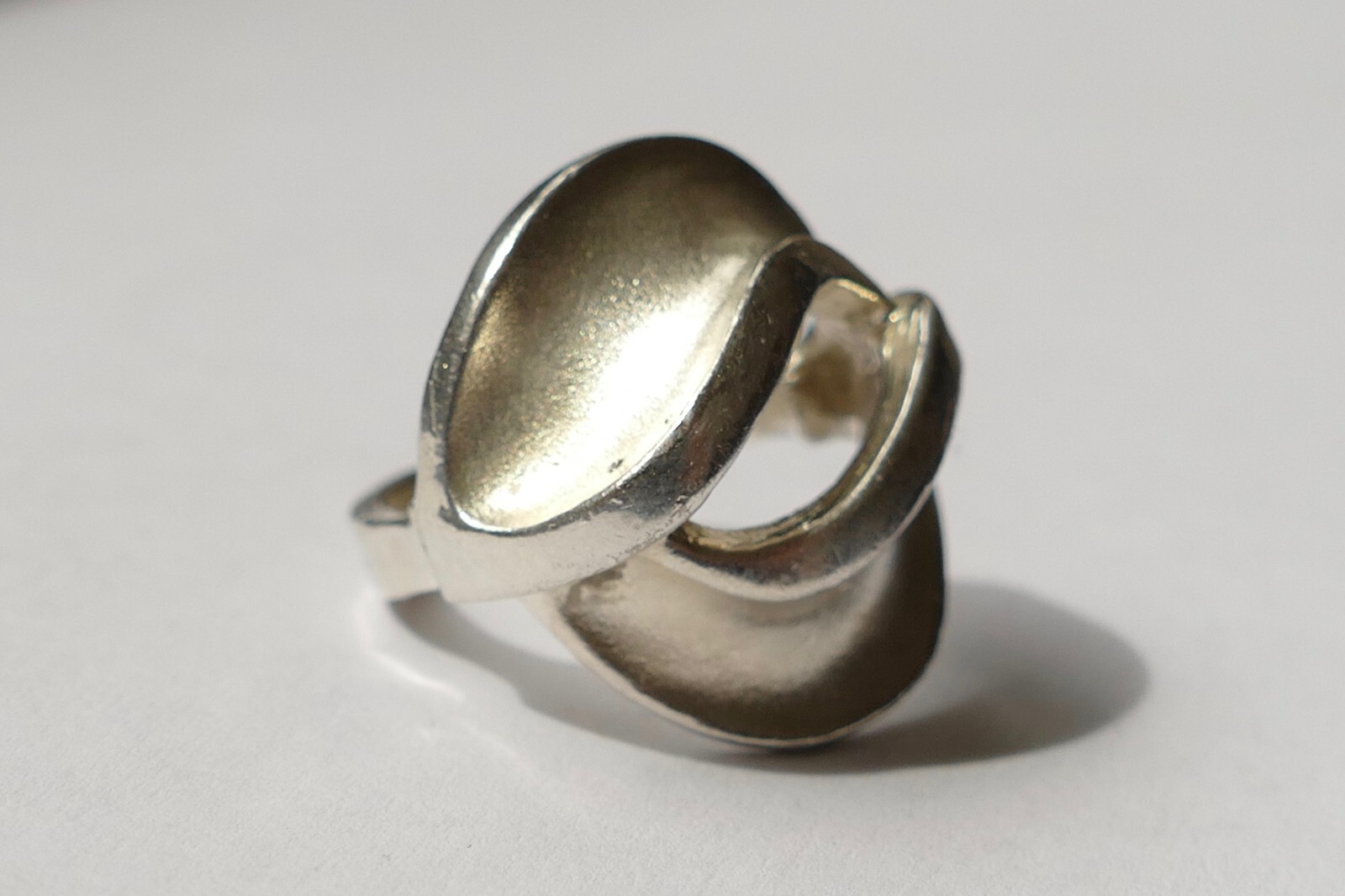 Ring designer ring simple timeless 835 silver vin… - image 2