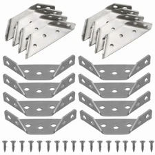 Angle Corner Brackets for Wood Corner Brackets Triangle Bracket Set Steel Lot
