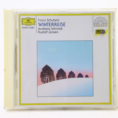 Music Musik Album CD Franz Schubert Andreas Schmidt Rudolf Jansen   Winterreise