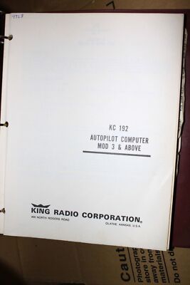 Kc 192 Flight Computer Honeywell Bendix King KC-192 Autopilot Computer Mod 3+ Operation/maint ...