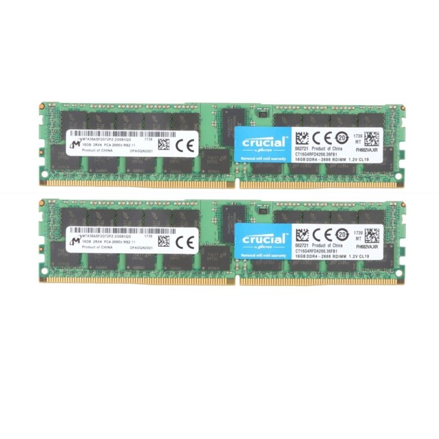 Micron 16GB PC4-2666V-U 2Rx8 Non-ECC MTA16ATF2G64AZ-2G6 | Buy Online - Foto 5