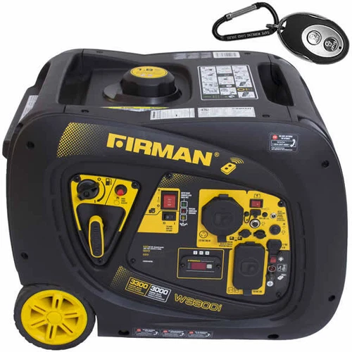 Firman W03083 - Whisper Series 3000 Watt Electric Start Inverter Generator w/...
