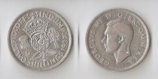 UK (Great Britain)  Two Shillings 1937