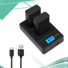 2XAkku 1600mAh+Ladegerät Für Sony Alpha a7 a3000 a5100 a6500 a5000 a6000 NP-FW50