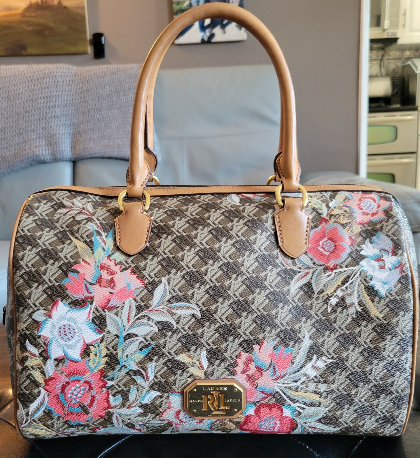 ralph lauren barrel bag