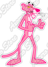 Pink Panther Funny Cartoon Car Bumper Vinyl Sticker Decal 4x5 Pink Panther Funny Cartoon Car Bumper Vinyl Sticker Decal 4x5