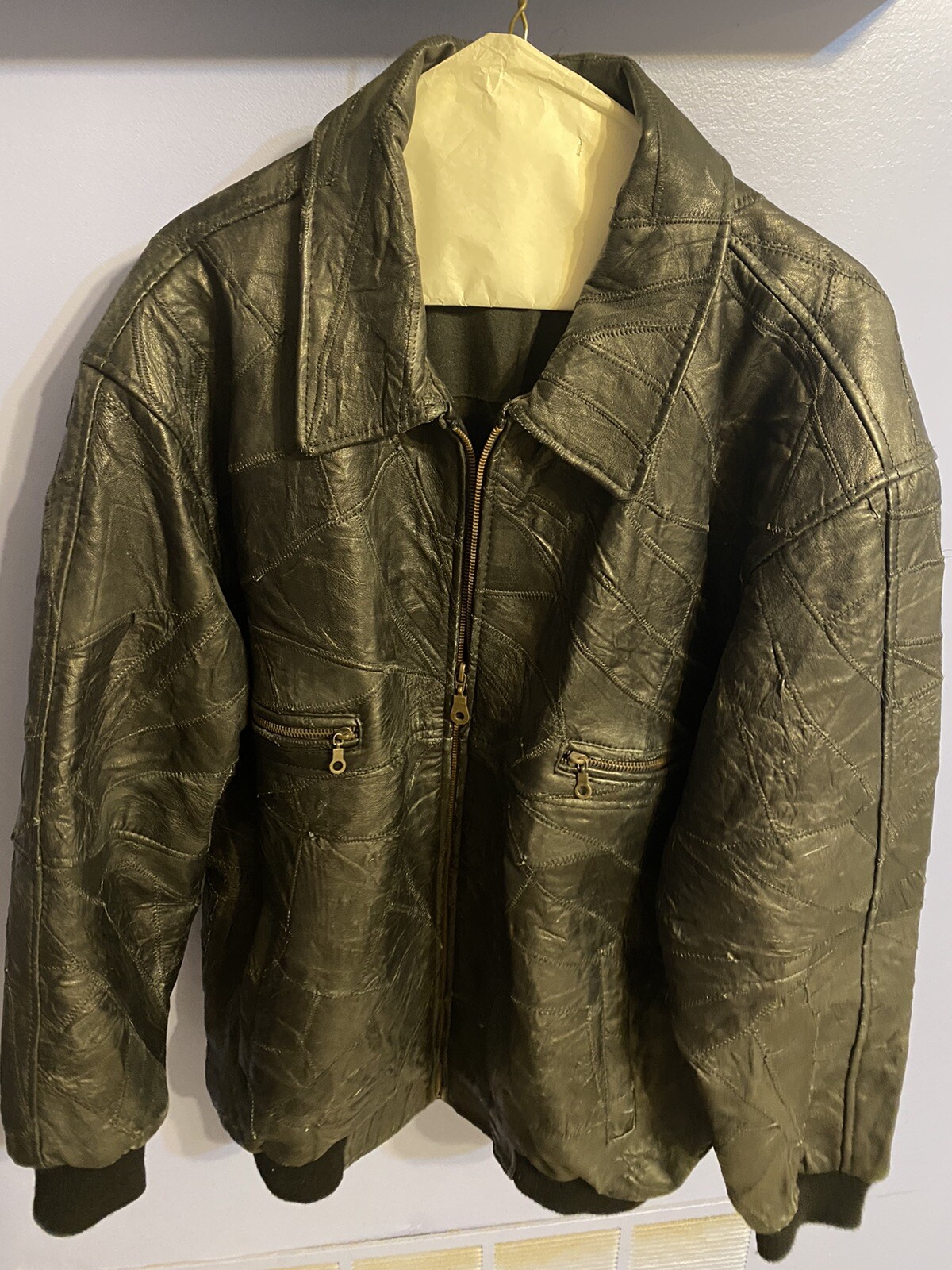 Leather Jacket - Large - image 1